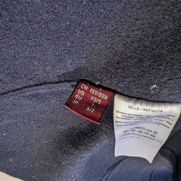 🧥 Long Navy Blue Coat - Size XS/S - Comptoir des Cotonniers (bought in France) - Picture 5 of 6